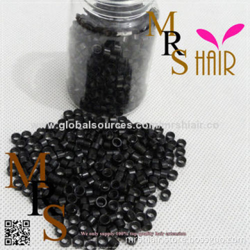 4.5mm 3.0mm Scrow micro ring black brown blonde color for I tip hair extensions tools
